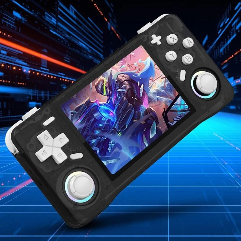 XF35H 128G Storage Open Source Handheld Game Console 3.5 inch IPS Display 30+ Emulators for Retro Gaming - White - 5
