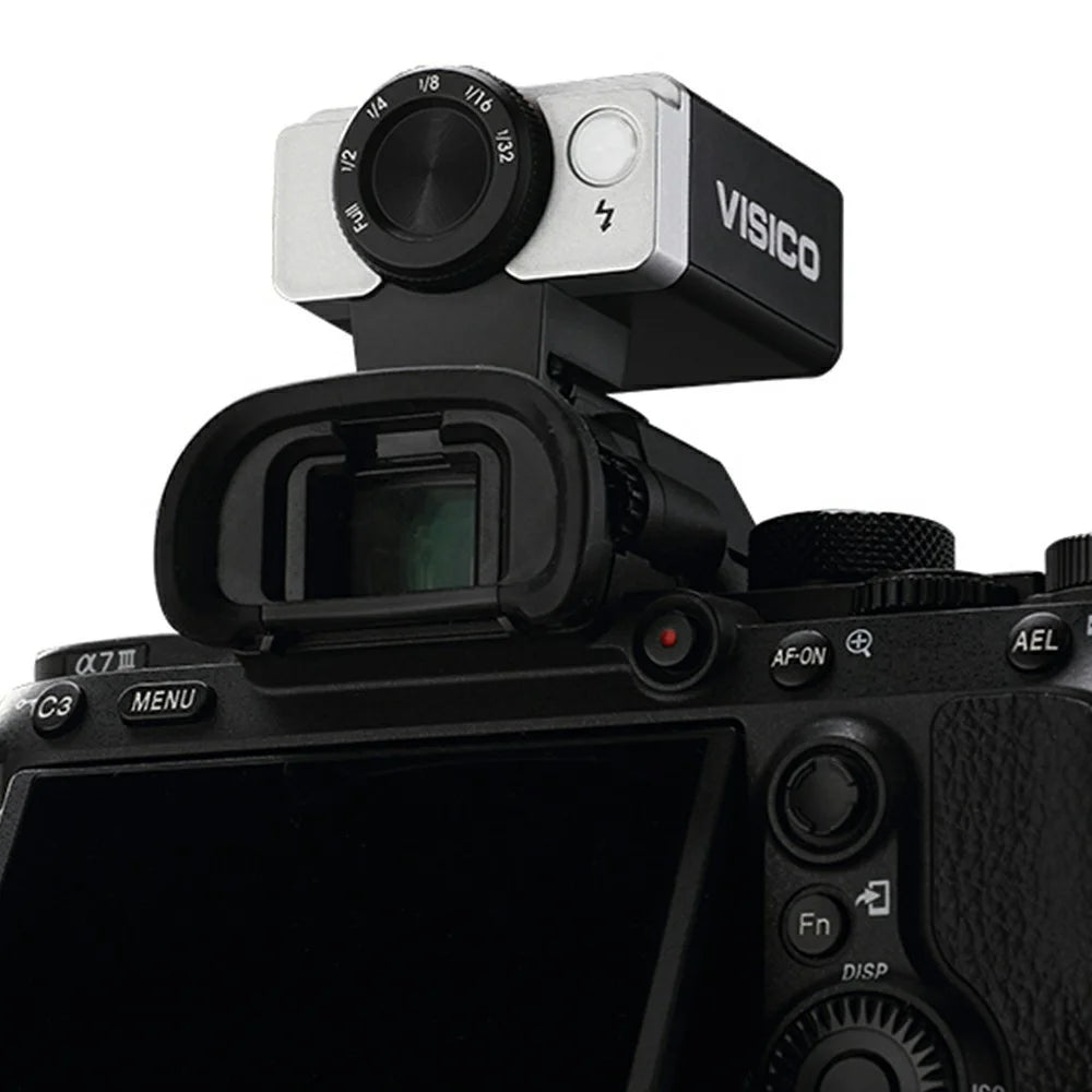 VISICO IS20 Camera Flash Light 450 Flashes 6 Power Levels for DSLR Mirrorless Photography - Black - 3