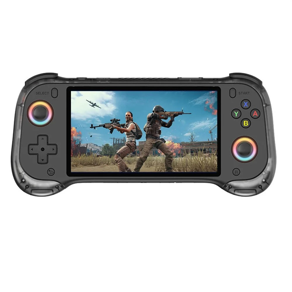 H55 PRO Handheld Game Console without TF Card 5.5 Inch IPS Screen Dual Joysticks WiFi Retro Gamepad - Black - 1
