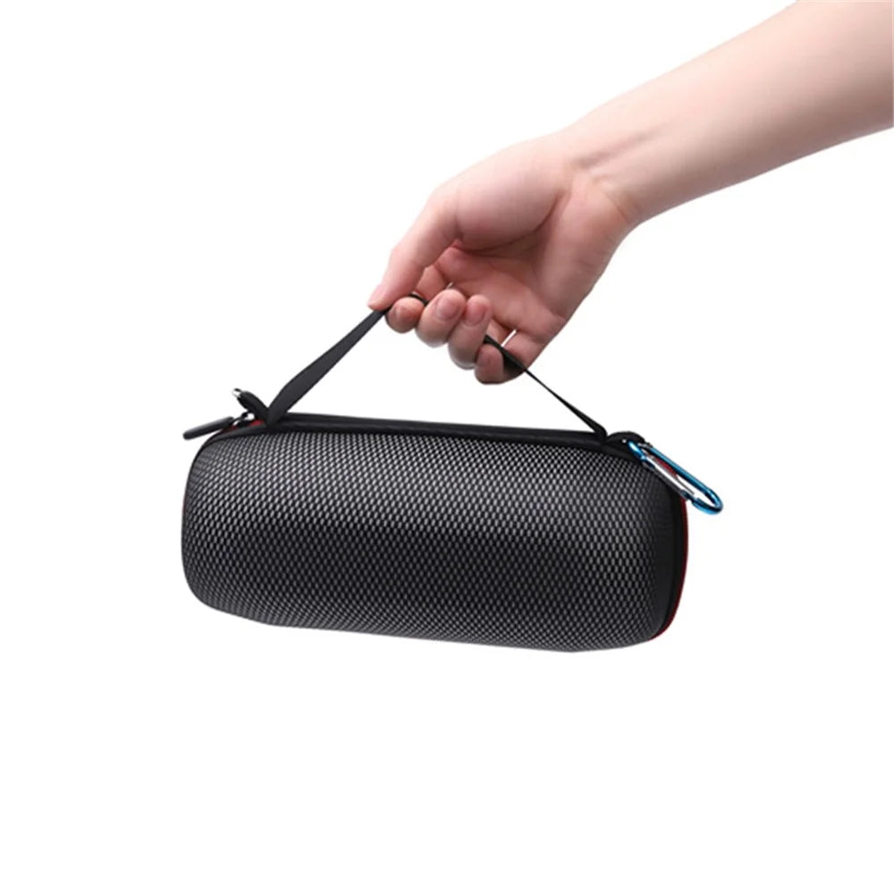 Portable Carrying Case Storage Bag for JBL pulse4/JBL charge3/JBL charge4/JBL charge5 Bluetooth-compatible Speaker - Grid Texture - 2