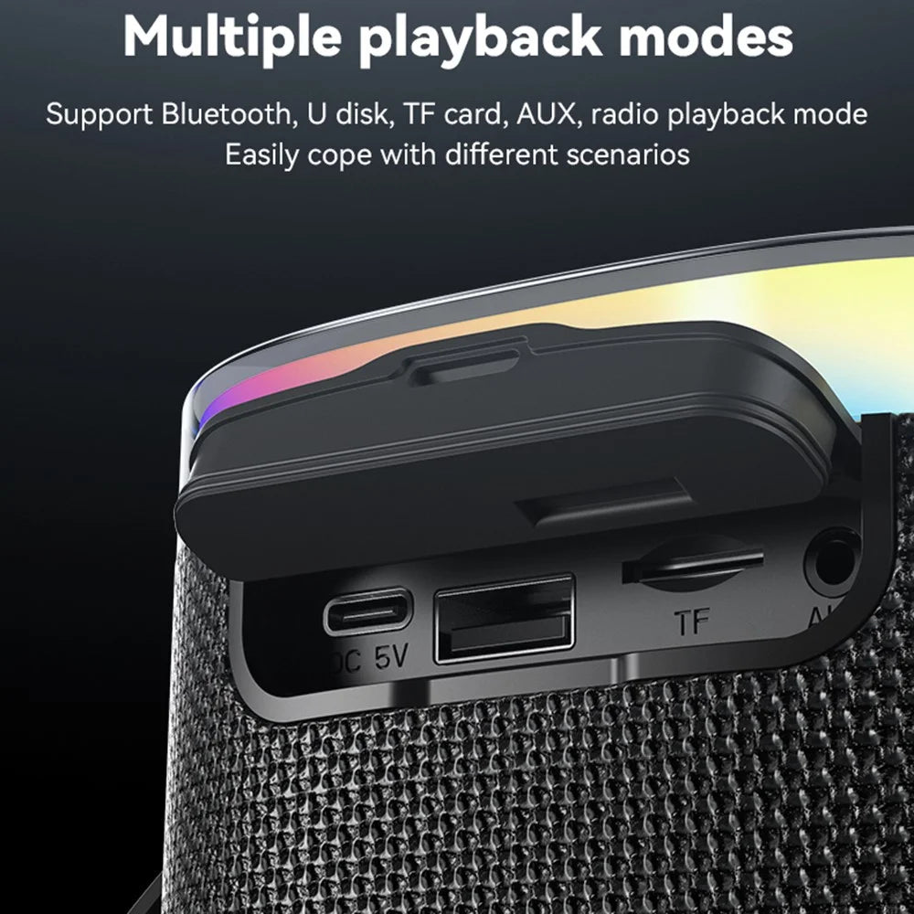YESIDO YSW25 IP67 Waterproof Bluetooth-compatible Speaker 1800mAh Portable Wireless Speaker with RGB Light - 7