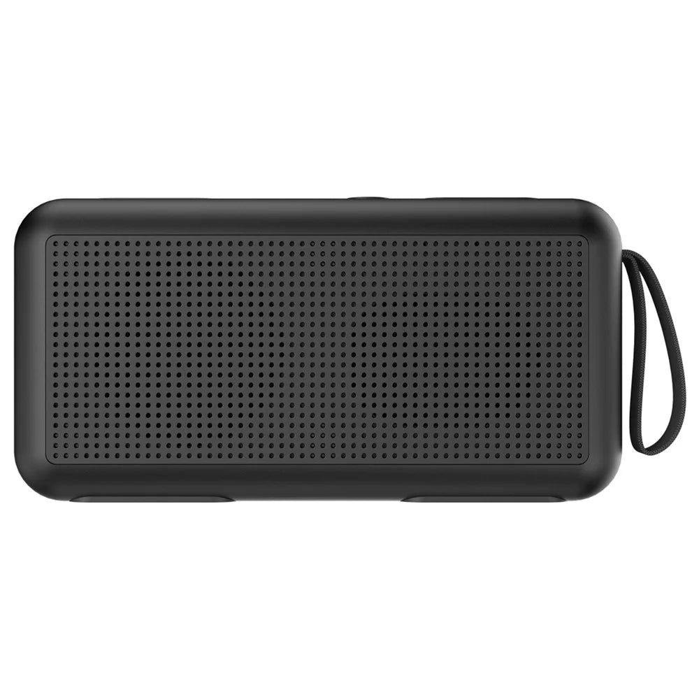 Bluetooth-Compatible Speaker F0 Outdoor Wireless Mini Subwoofer with HIFI Sound Portable Speaker - Black - 4