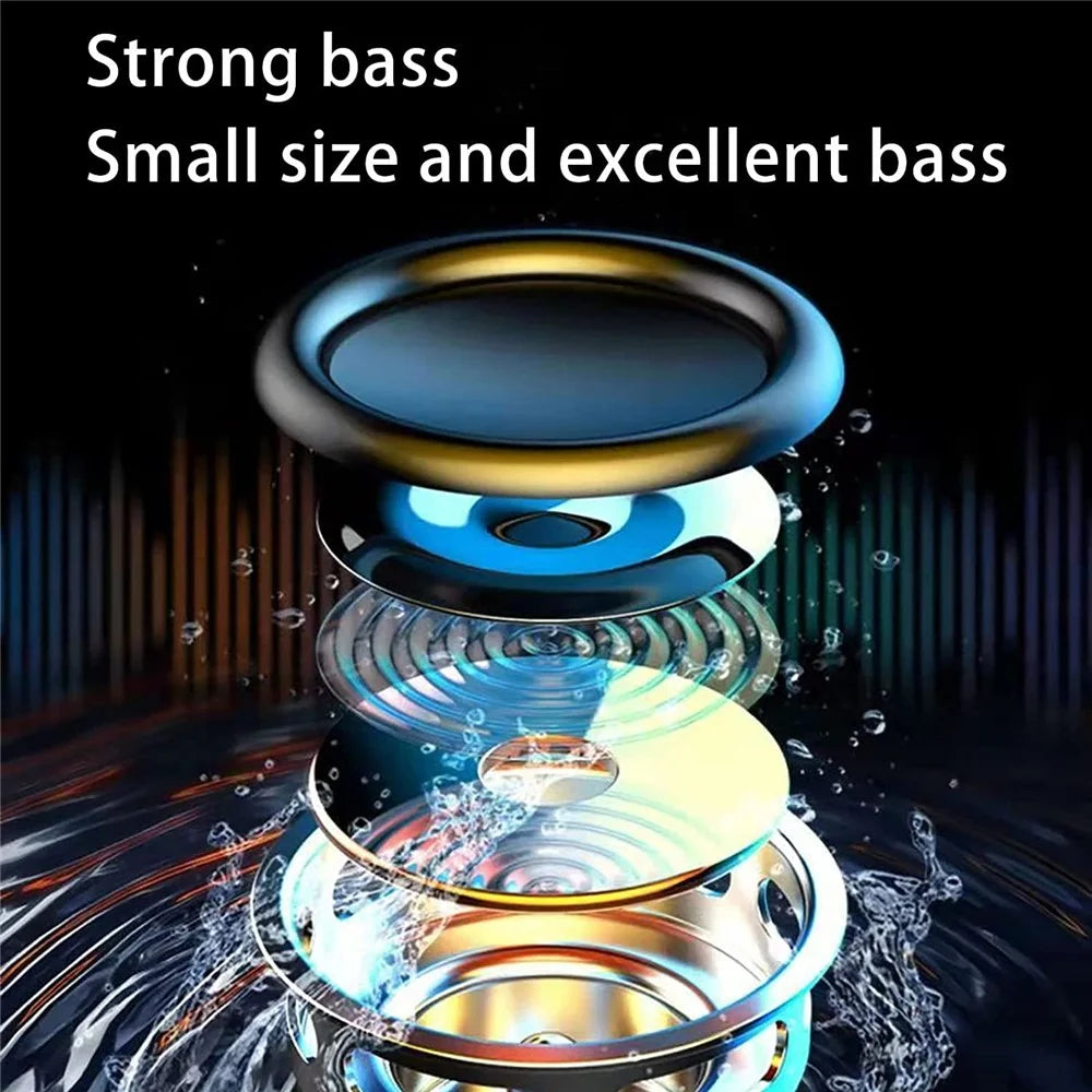 G-90Q Portable Wireless Bluetooth-compatible Speaker Ball Shape Alarm Clock FM Radio Smart Subwoofer (English / Sensing Version) - Black - 5
