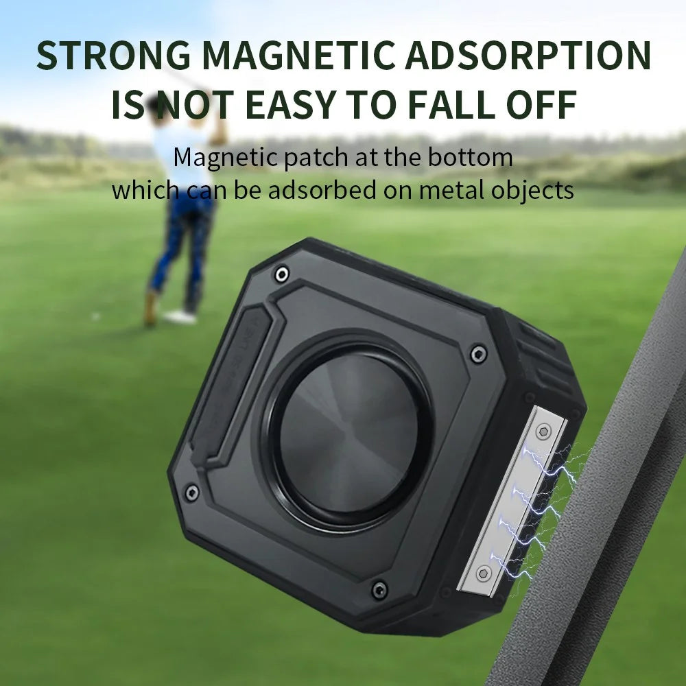 CYBORIS X1S Magnetic Bluetooth-compatible Speaker for Golf Cart Waterproof Subwoofer Built-In Mic - 4