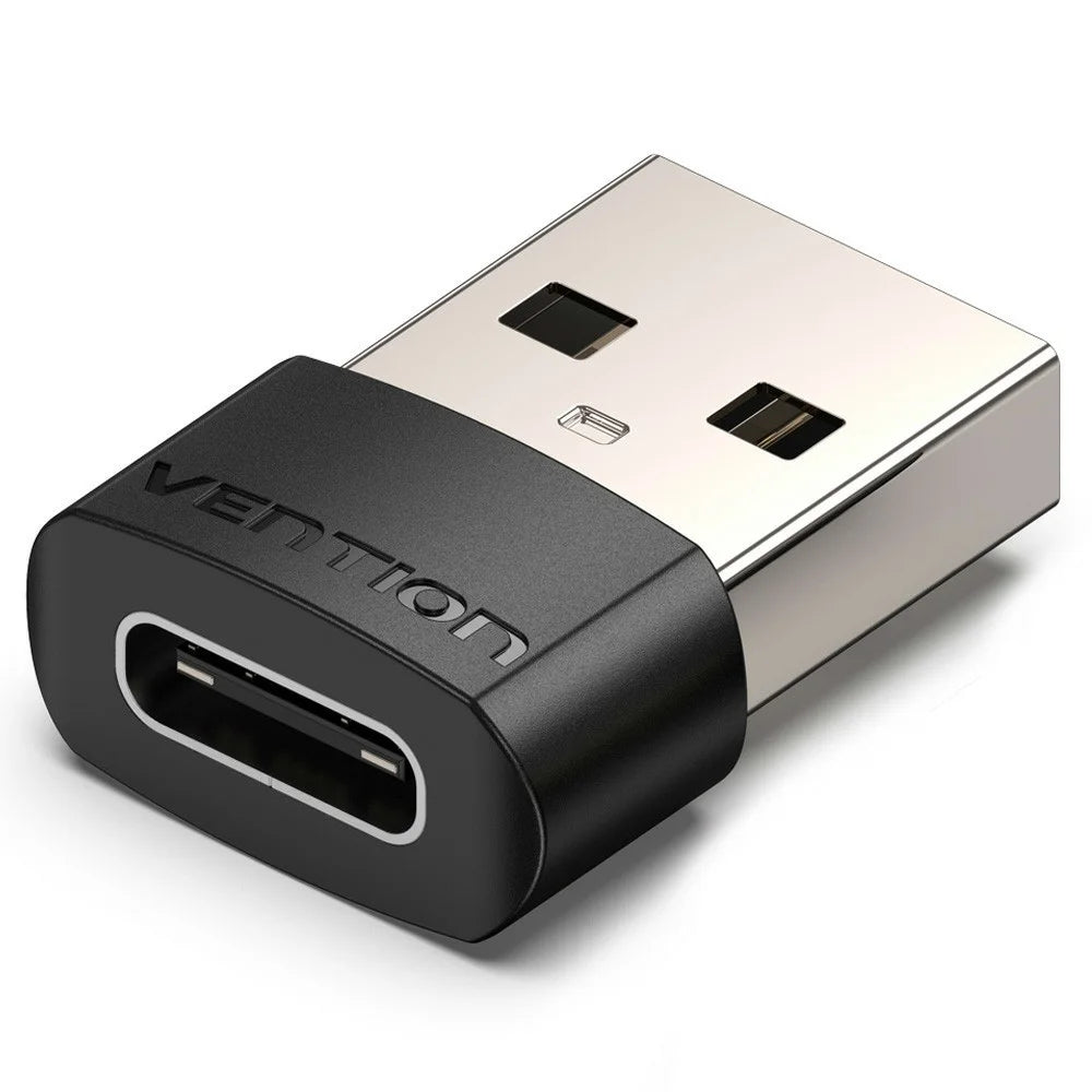 VENTION CDW Series USB 2.0 A Male to USB C Female Adapter 480Mbps Data Transfer OTG Converter - 1
