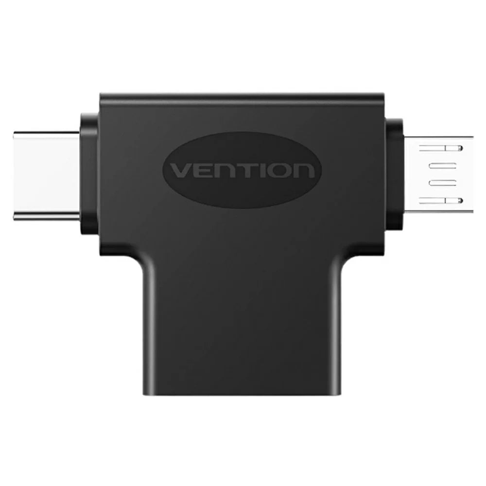 VENTION CDI Series OTG Adapter 3 in 1 USB A / Micro-B / USB C High Speed Data Transfer Adapter - 2