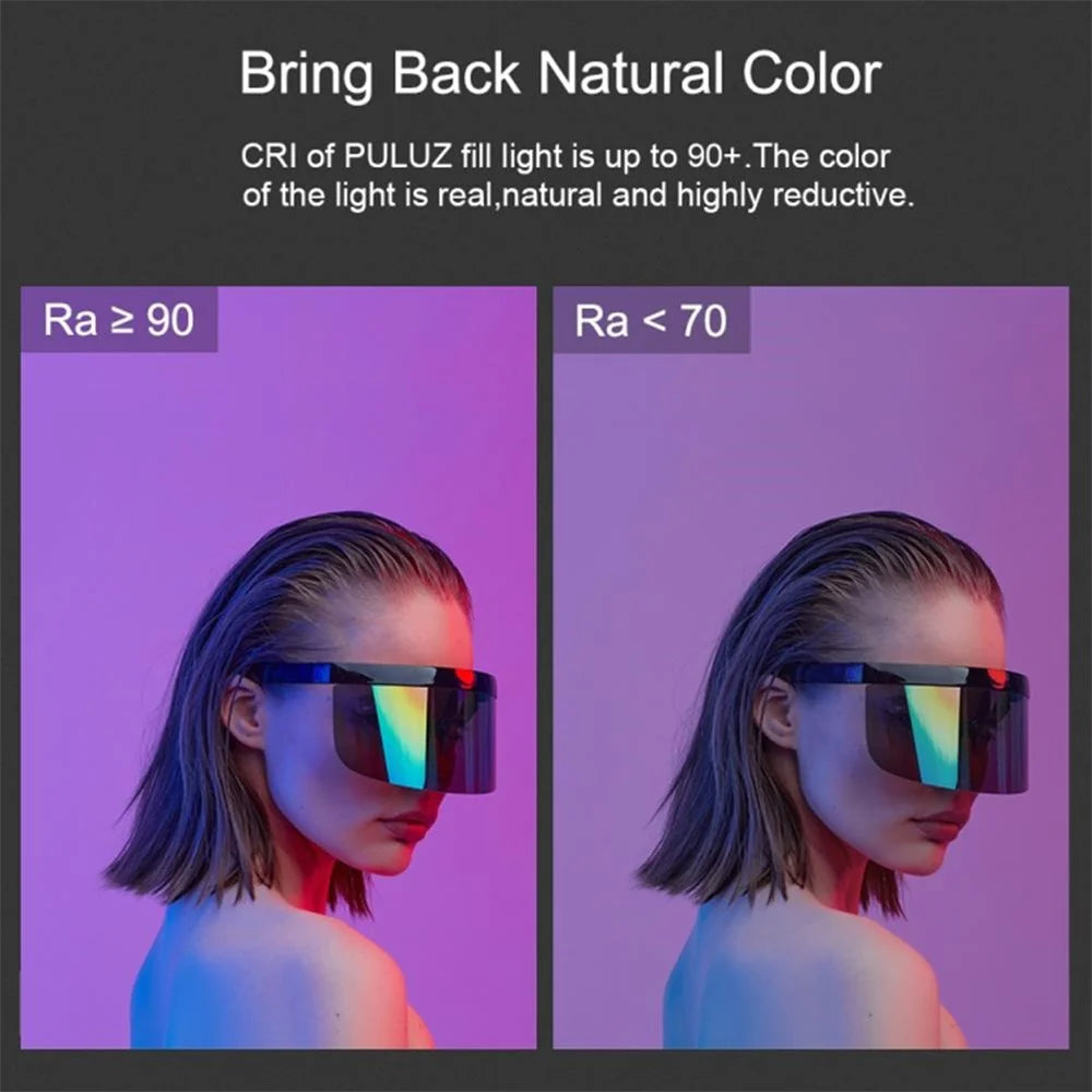 YB130 Handheld RGB LED Video Light Portable Fill Light Wand Stick Support 3000-6500K Adjustable for Video Photography Shooting (Standard Version) - 4