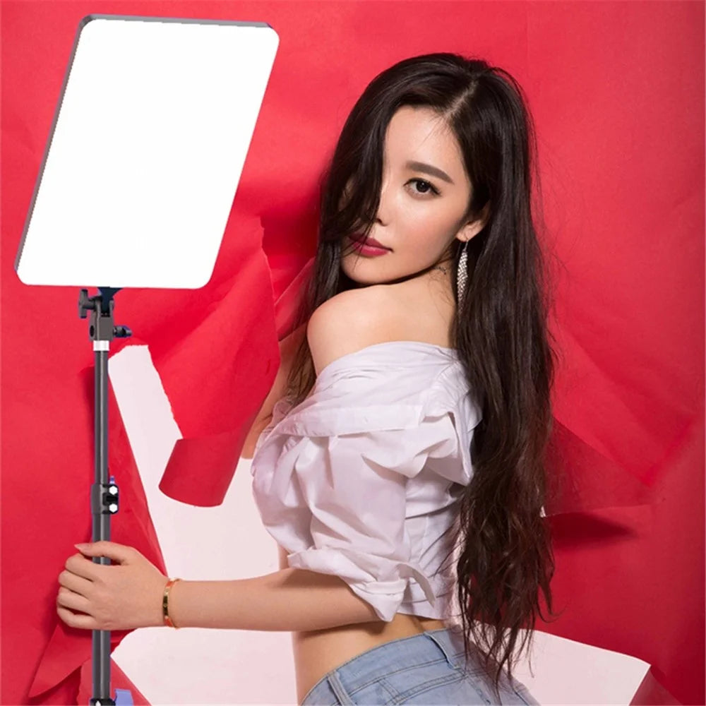 MM8815 500W High Brightness RGBW LED Video Light 1700K to 12000K Lighting Panel for Indoor Studio Photography Youtube Video Shooting - EU Plug - 4