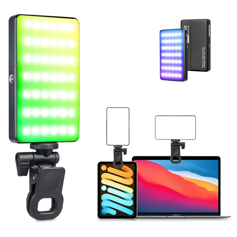 T140 RGB Full Color Phone Fill Light Video Light for Tiktok / Video Recording / Photography - 2