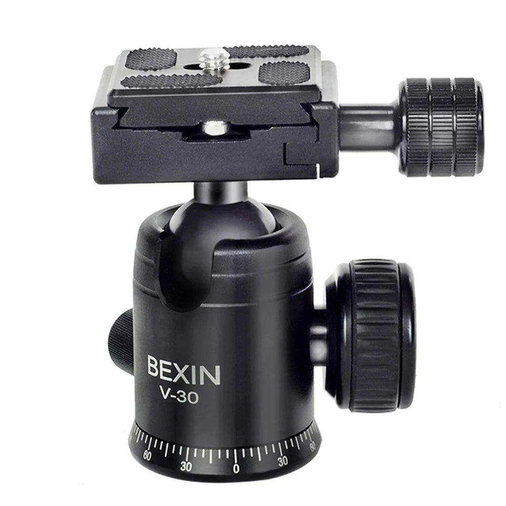 BEXIN V-30 Portable 360 Degree Rotating Ball Head Panoramic Shooting Camera Tripod Adapter - 1