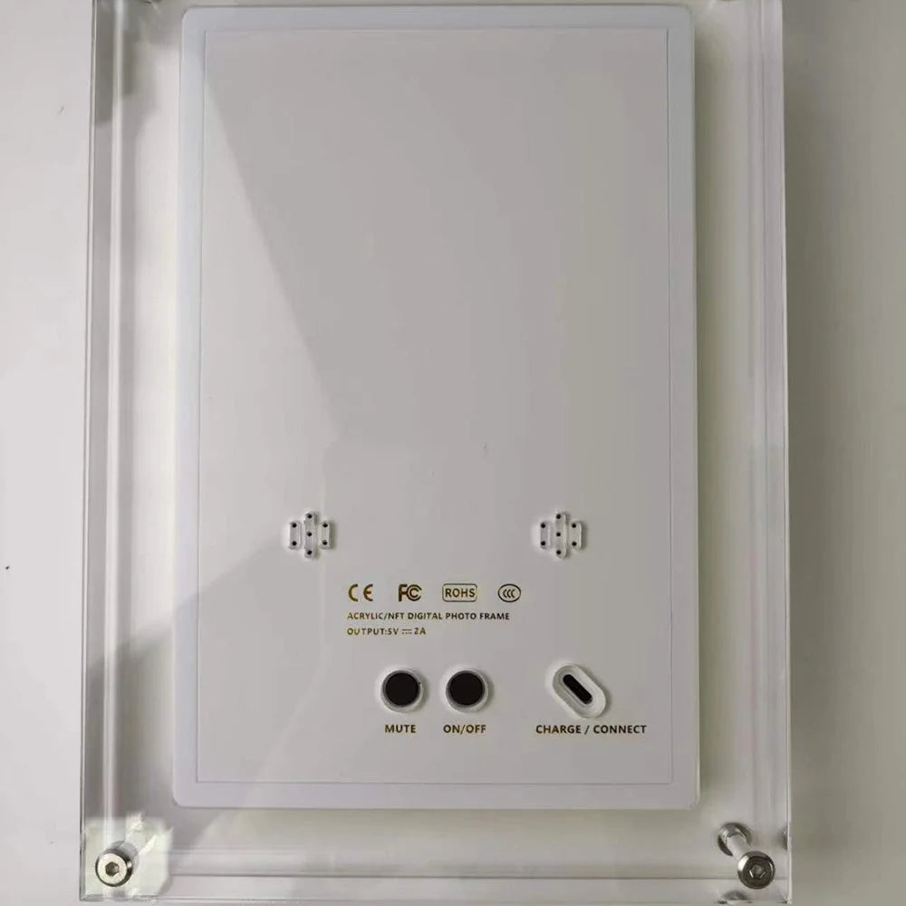 7-inch Digital Photo Frame Transparent Acrylic 600x1024 Video Picture Display Screen with 1G Memory - US Plug - 6