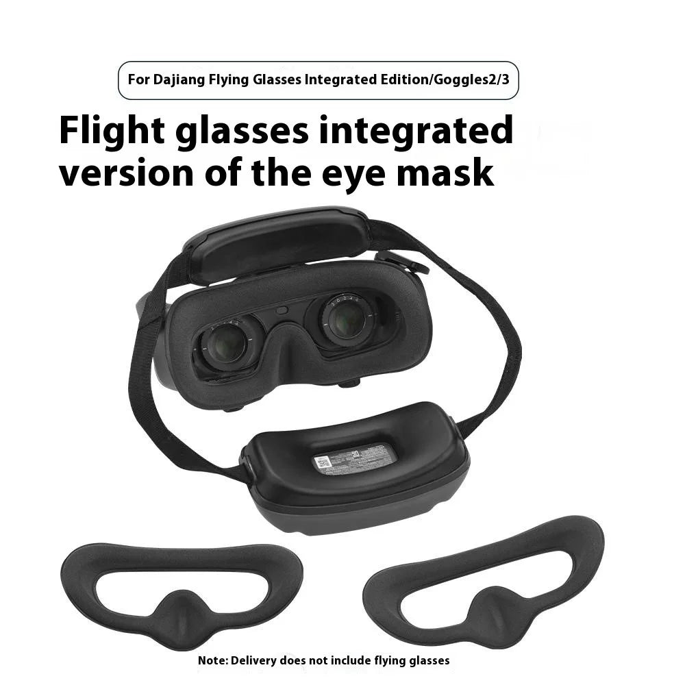 BRDRC Sponge Eye Mask for DJI Goggles 3 / Goggles 2 / Goggles Integra Flying Glasses Eye Cover Pad - 4
