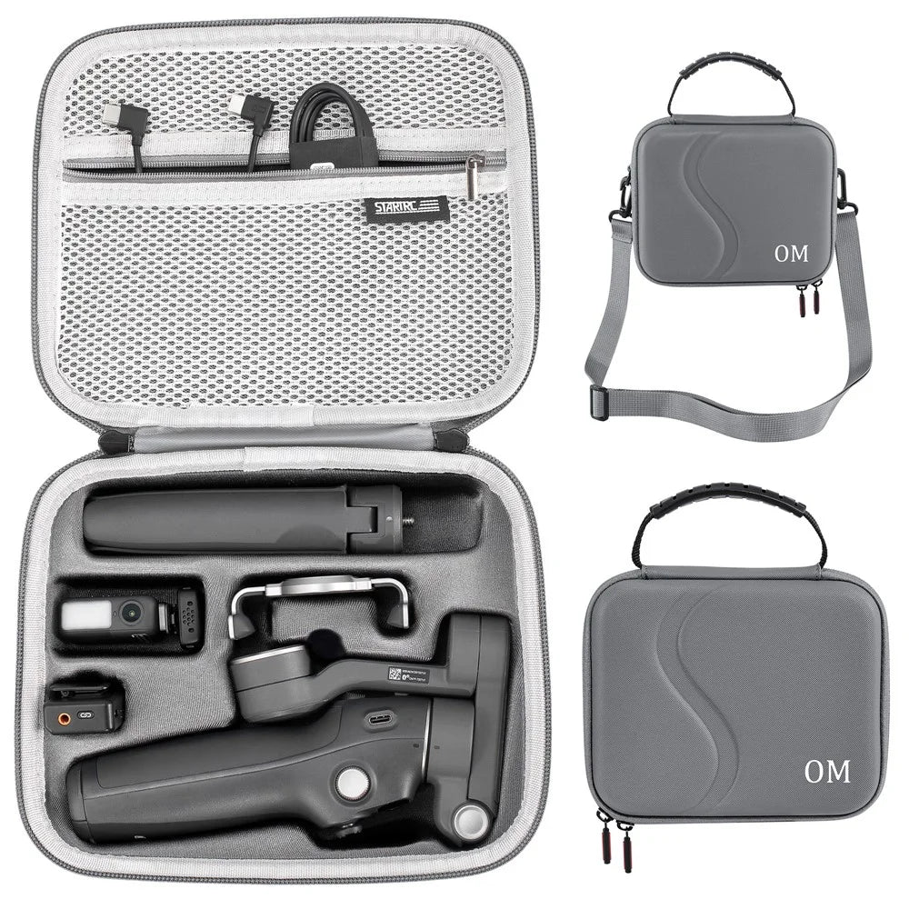 STARTRC For DJI Osmo Mobile 7 / 7 Pro Portable Travel Carrying Case PU Crossbody Bag - 1