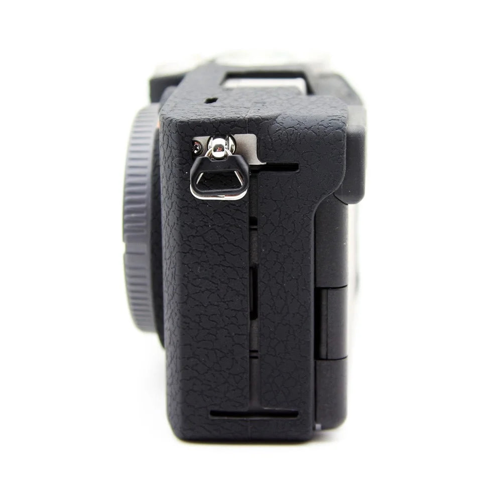 For Sony A7CR / A7C II Litchi Texture Silicone Protective Case Anti-Collision Camera Cover - Black - 7