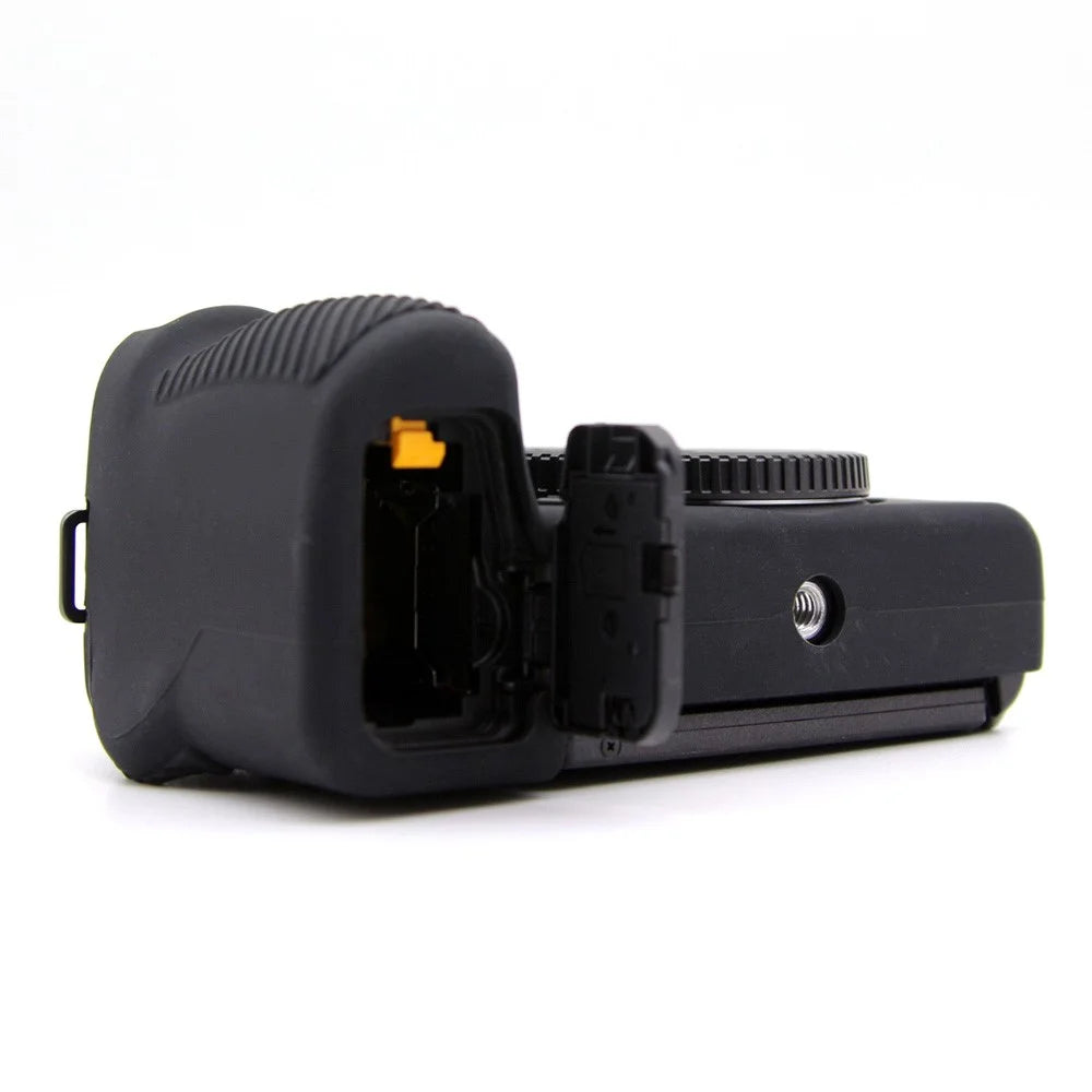 For Nikon Z 30 Camera Silicone Case Anti-Slip Glossy Surface Protective Cover - Black - 4