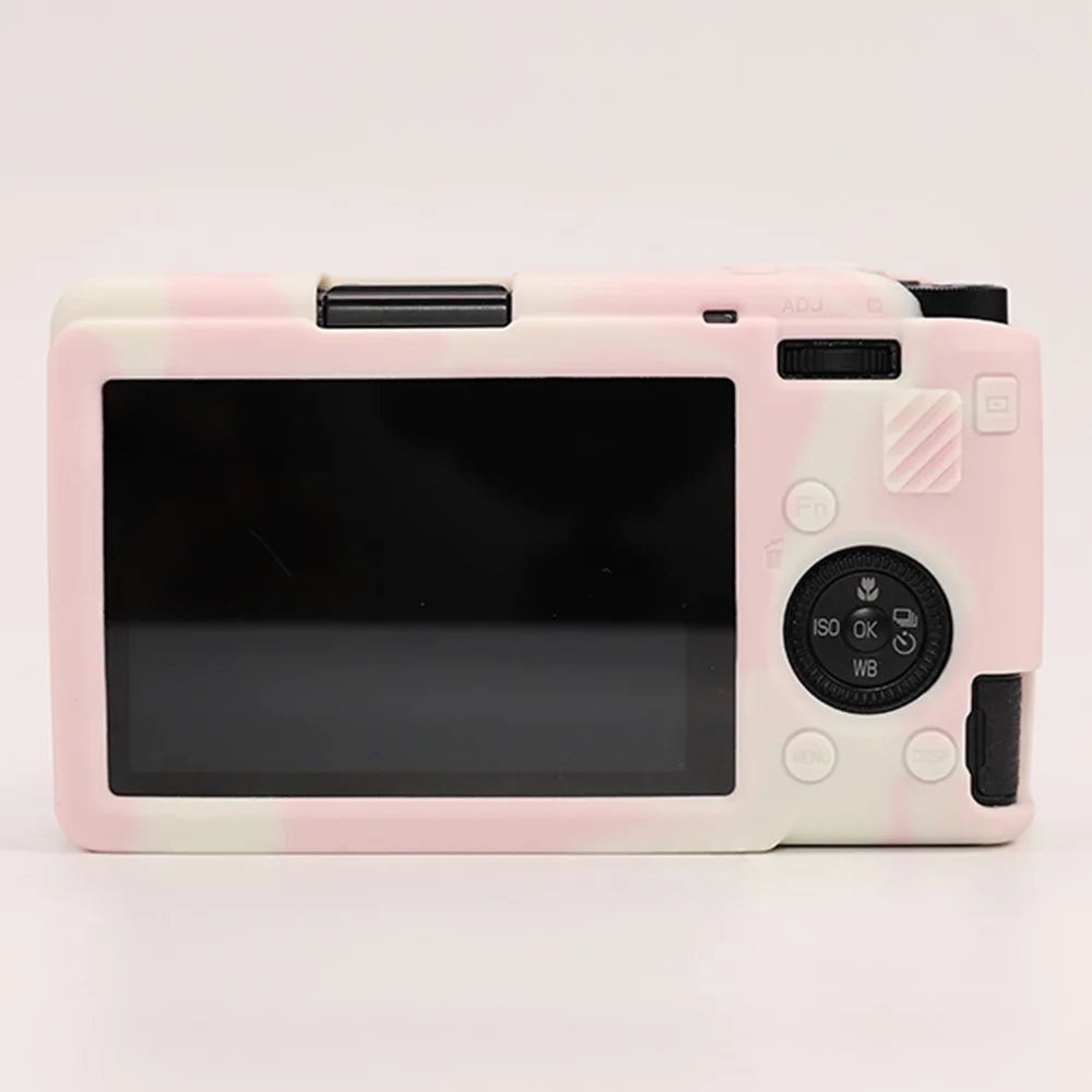 For Ricoh GR IIIx  /  GR III Camera Cover Anti-Scratch Silicone Protective Case - Misty Pink - 2