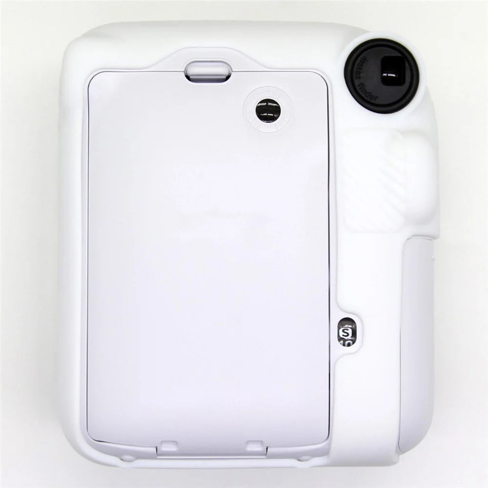 For Fujifilm Instax Mini 12 Camera Case Anti-Drop Soft Silicone Protective Cover - White - 2