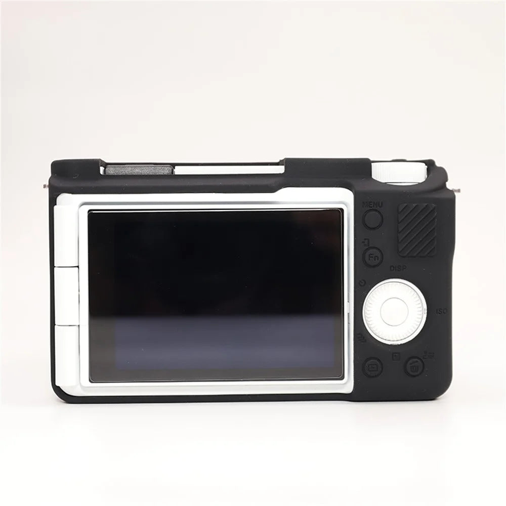 For Sony ZV-E10 II Camera Protective Case Scratch Resistant Silicone Cover - Black - 2