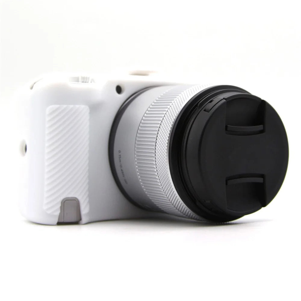 For Canon EOS R50 V Camera Case Anti-Scratch Silicone Protective Cover - White - 2