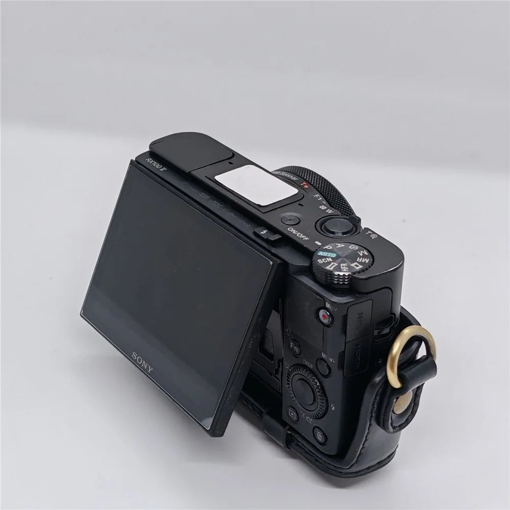 For Sony RX100  /  RX100M2  /  RX100M3  /  RX100M4  /  RX100M5  /  RX100M6 Camera Case Detachable Soft Interior Lining Protective Cover - Black - 3
