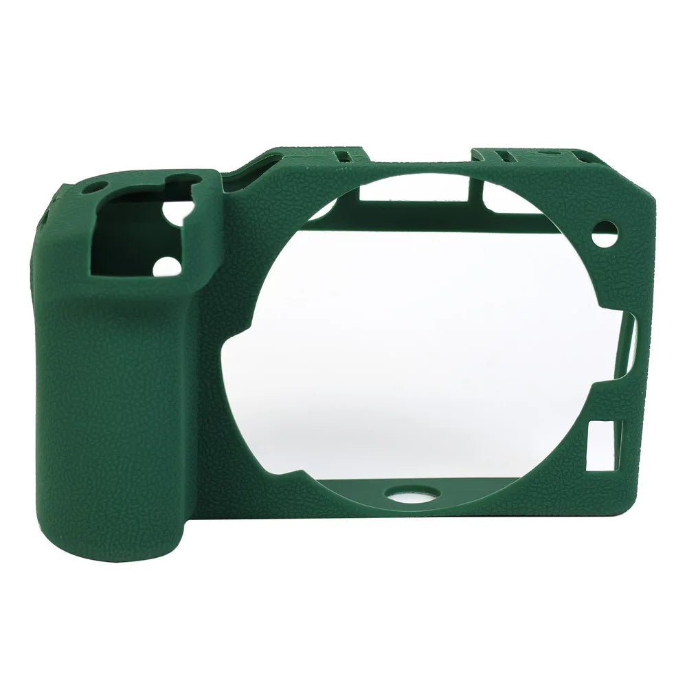 Anti-drop Sleeve for Nikon Z 30 Camera Non-slip Silicone Cover Dust-proof Protective Case - Blackish Green - 2