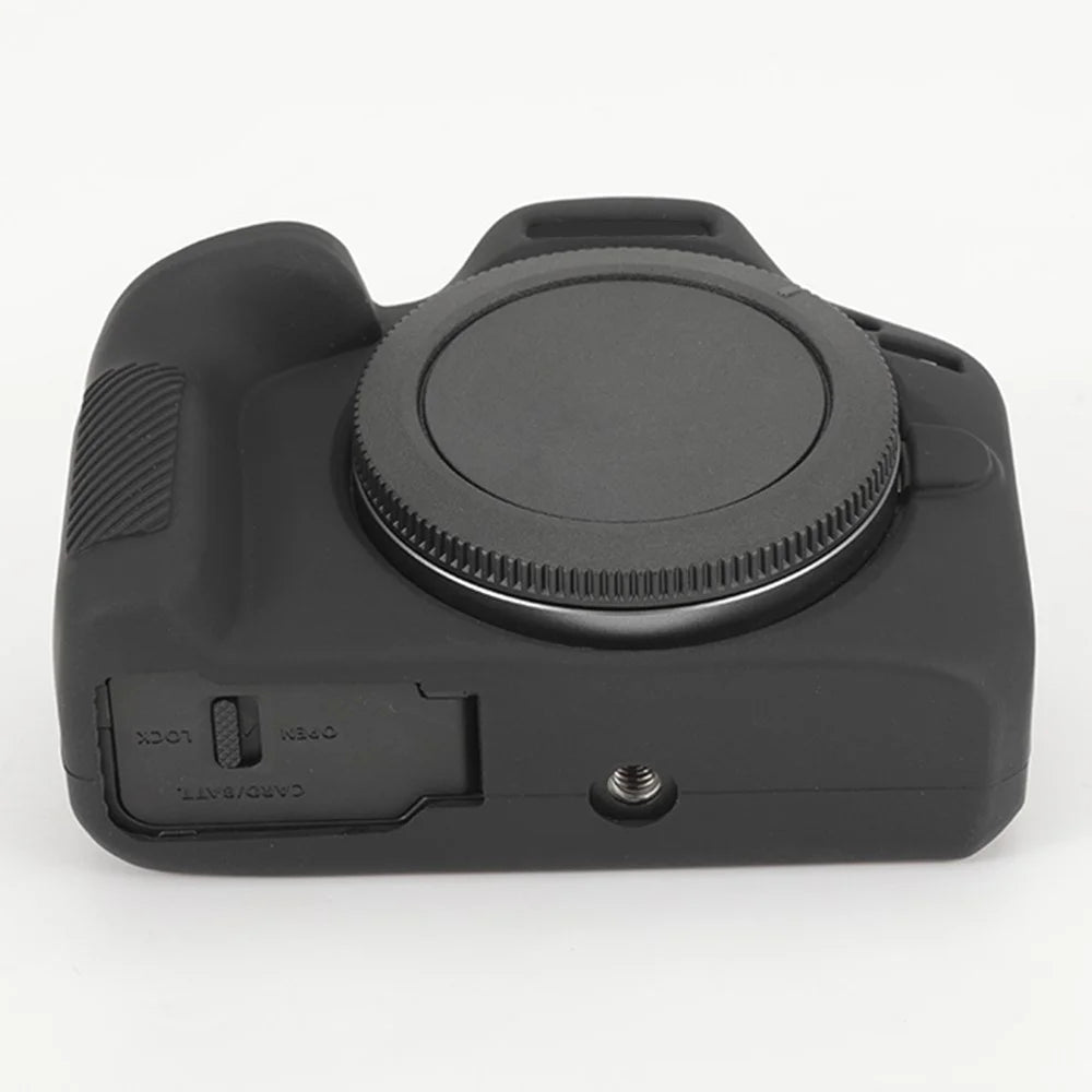 For Canon EOS R100 Anti-skid Camera Cover Soft Silicone Protective Case - Black - 2