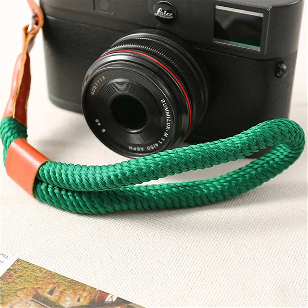 SLR Camera Climbing Rope Hand Strap Camera Carrying Anti-lost Wrist Rope - Green - 2