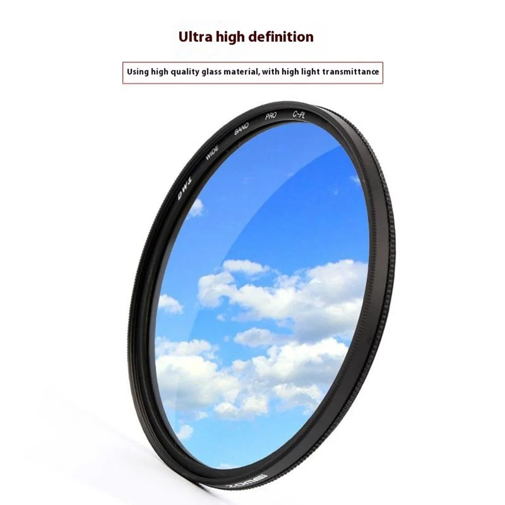 ZOMEI 55mm CPL Circular Polarizing Filter Camera Lens Filter Anti Reflection for DSLR Photography - 4