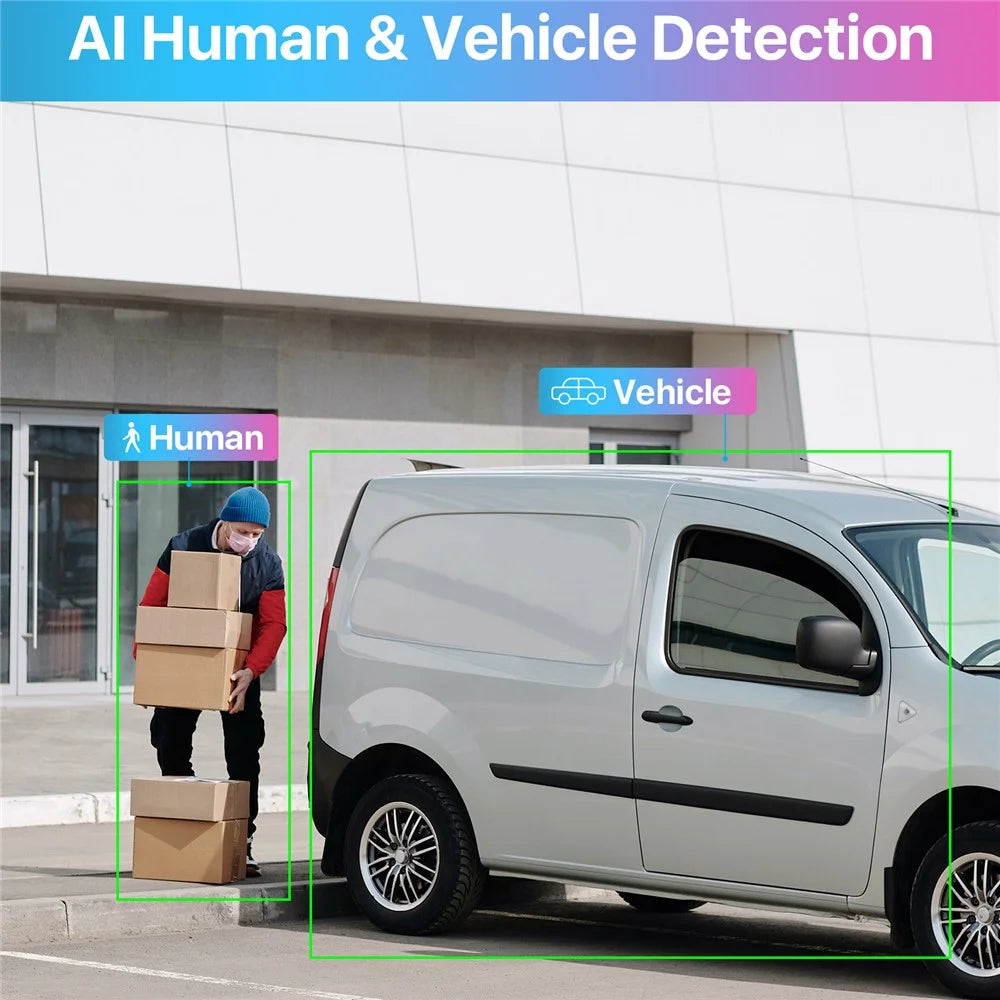 ZOSI 3K Lite 8CH HD 4-in-1 DVR Compatible with HD-TVI  /  CVI  /  AHD  /  CVBS Cameras AI Human Vehicle Detection Remote Access Digital Video Recorder for Home Security - 4