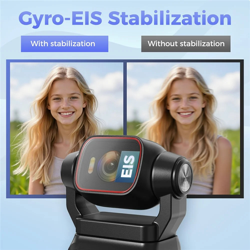 L18 1.69 Inch Touch Screen 4K Wireless Action Camera Gyroscope Stabilization Pocket Camera for Outdoor Recording - 3