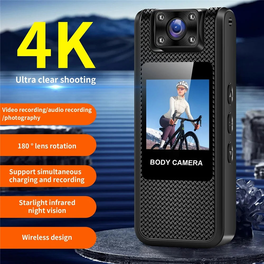 M11-A 4K Outdoor Sports Camera Night Vision Portable WiFi Pocket Action Cam with Rotating Lens, No TF Card - 2