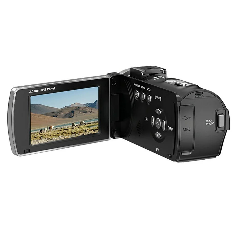 ORDRO Z36 4K UHD Video Camera 3.0 Inch IPS Screen 18X Digital Zoom IR Night Vision Digital Camcorder - 3
