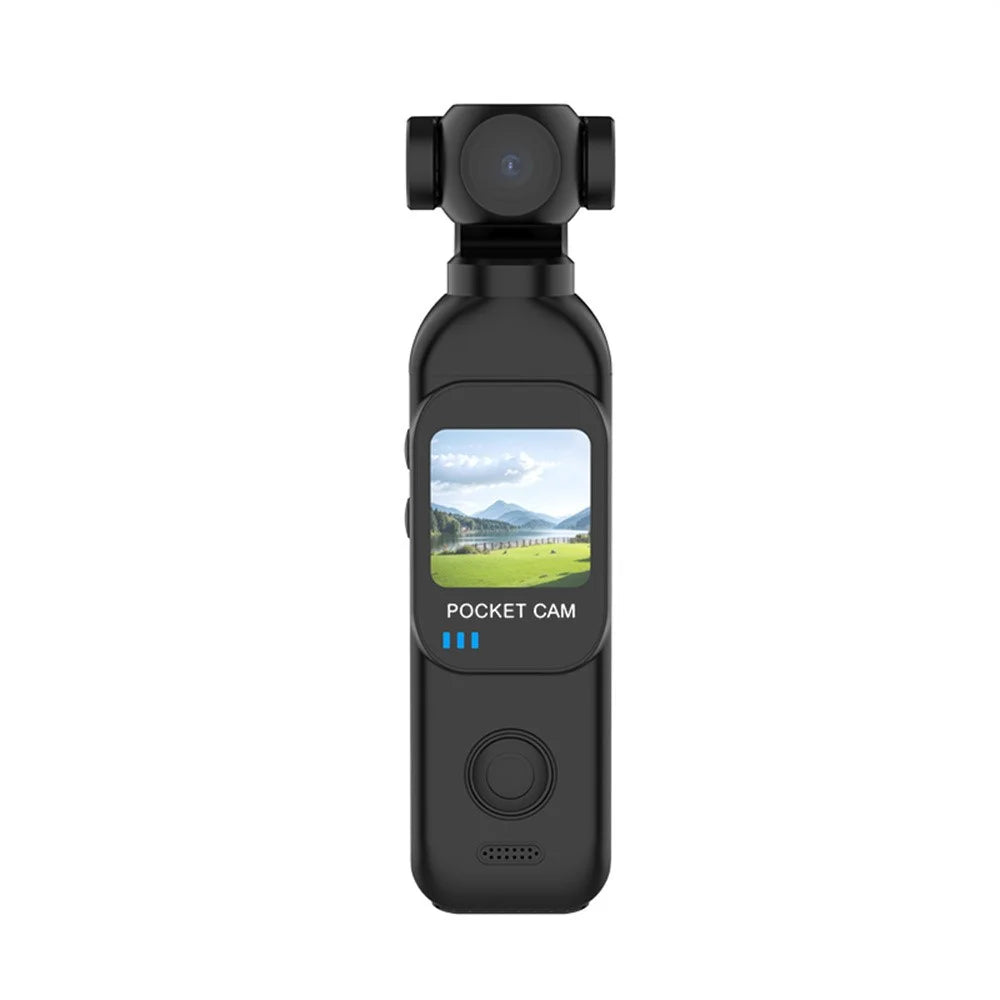 H92 1080P Action Camera Handheld 4K Ultra HD Rotatable Lens Portable Pocket Sports Camera for Outdoor Cycling Recording (No Memory Card) - Black - 2