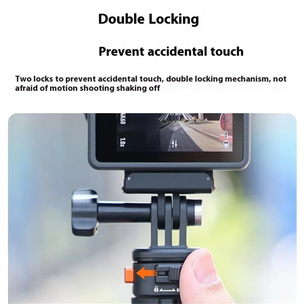 VRIG AC 05 Claw Mini Series Magnetic Adapter Action Camera Quick-Release 1 / 4 Base Mount - 2