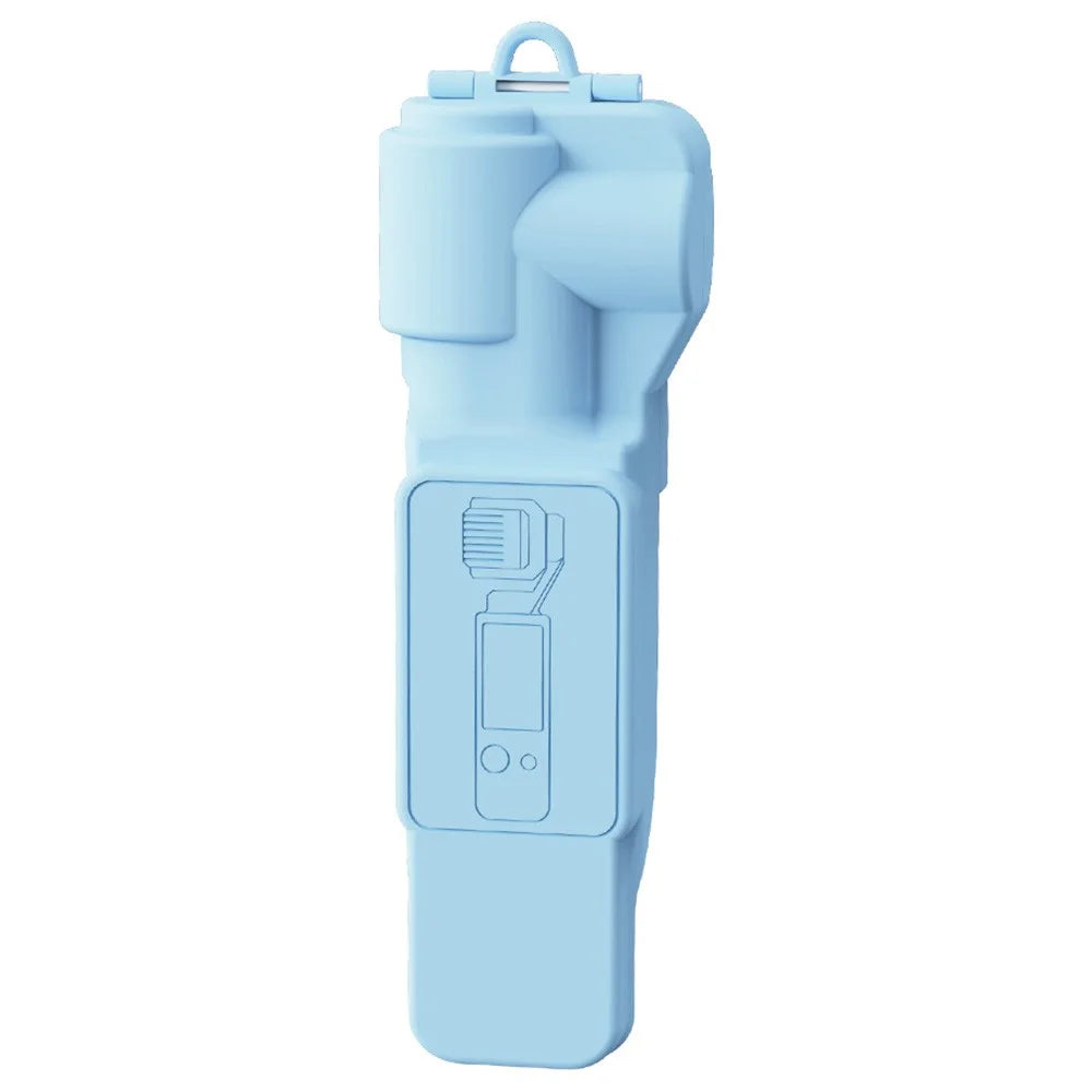 BRDRC For DJI Osmo Pocket 3 Gimbal Lens Screen Protective Cover ABS + PC Case - Blue - 1