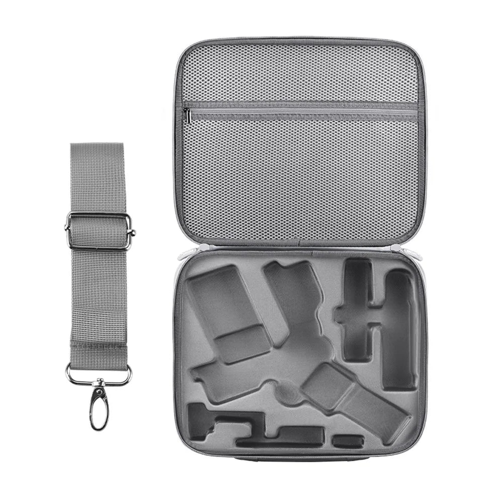 BRDRC For DJI RS 4 Mini Stabilizer Storage Bag Portable Shockproof Carrying Case with Mesh Pockets - 2