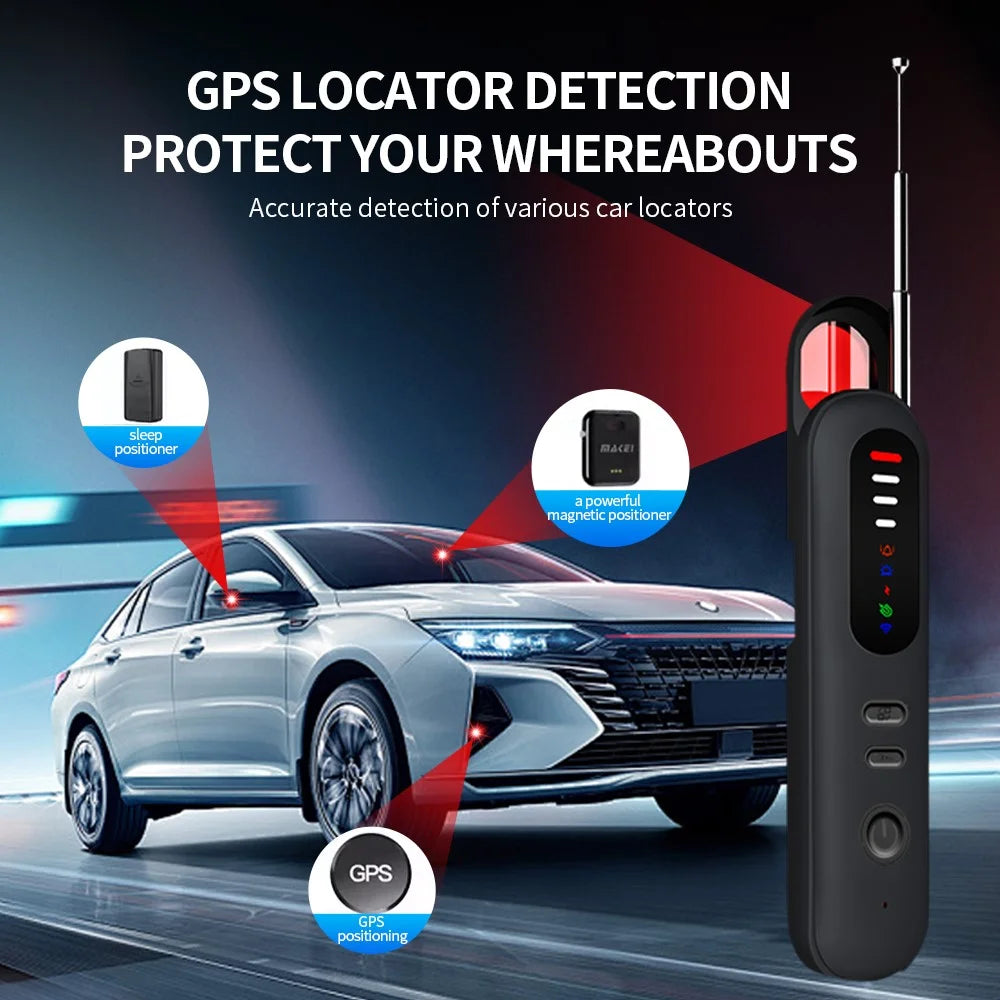 T06 Hidden Camera Detector IR Wireless Scanner for Hotels Anti Spy Device Multifunctional Detector GPS WiFi Finder - 6