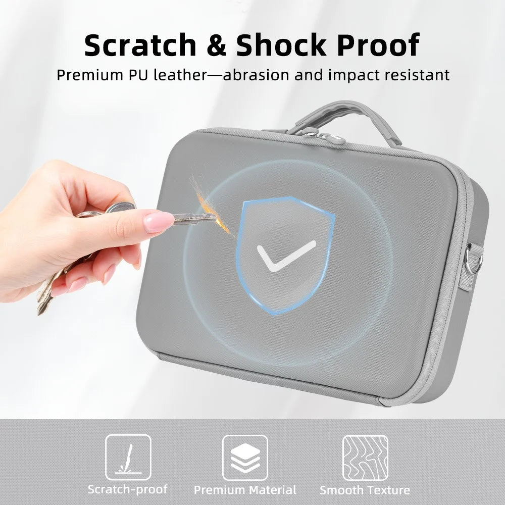 FLYMILE For Insta360 X5 Portable Storage Bag Shockproof Waterproof Carry Case with Mesh Pockets - 7