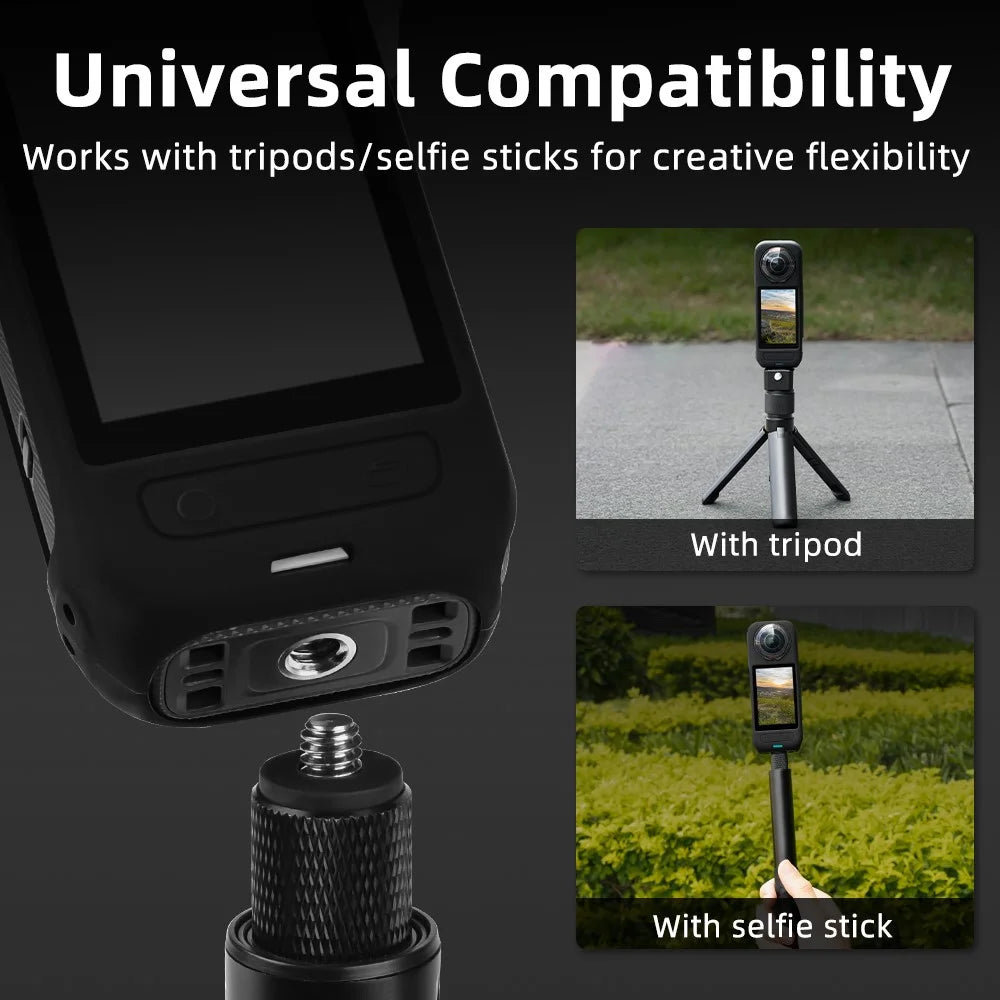 FLYMILE For Insta360 X5 Dustproof Silicone Camera Case Anti Scratch Protective Cover - 7