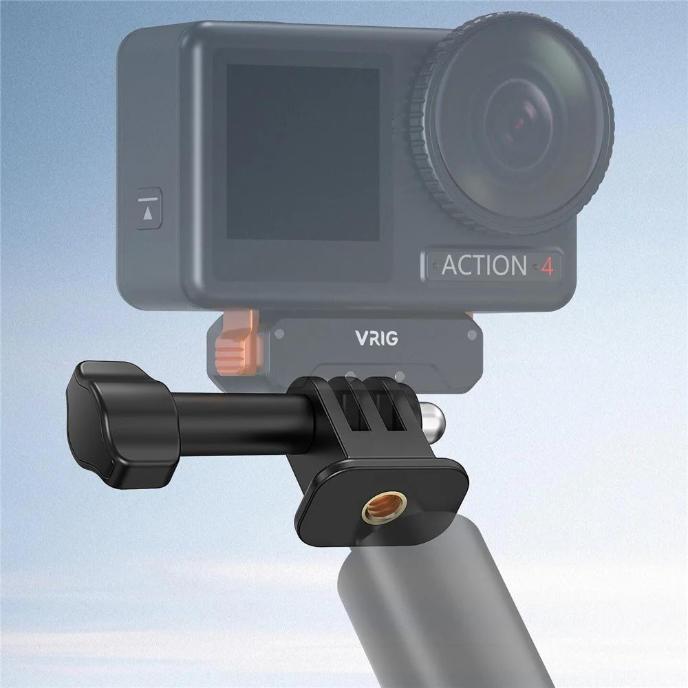 VRIG For GoPro Camera 1 / 4 Inch Adapter Universal 180 Degree Tilt Adjustment Mount Base - 2