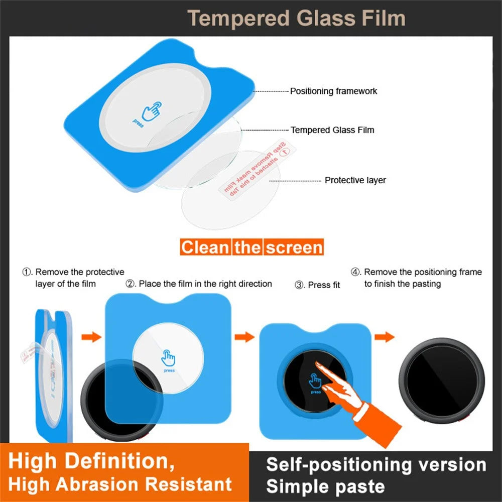 IMAK For Oppo Bubble Tempered Glass Screen Protector Self-positioning Film - Transparent - 4