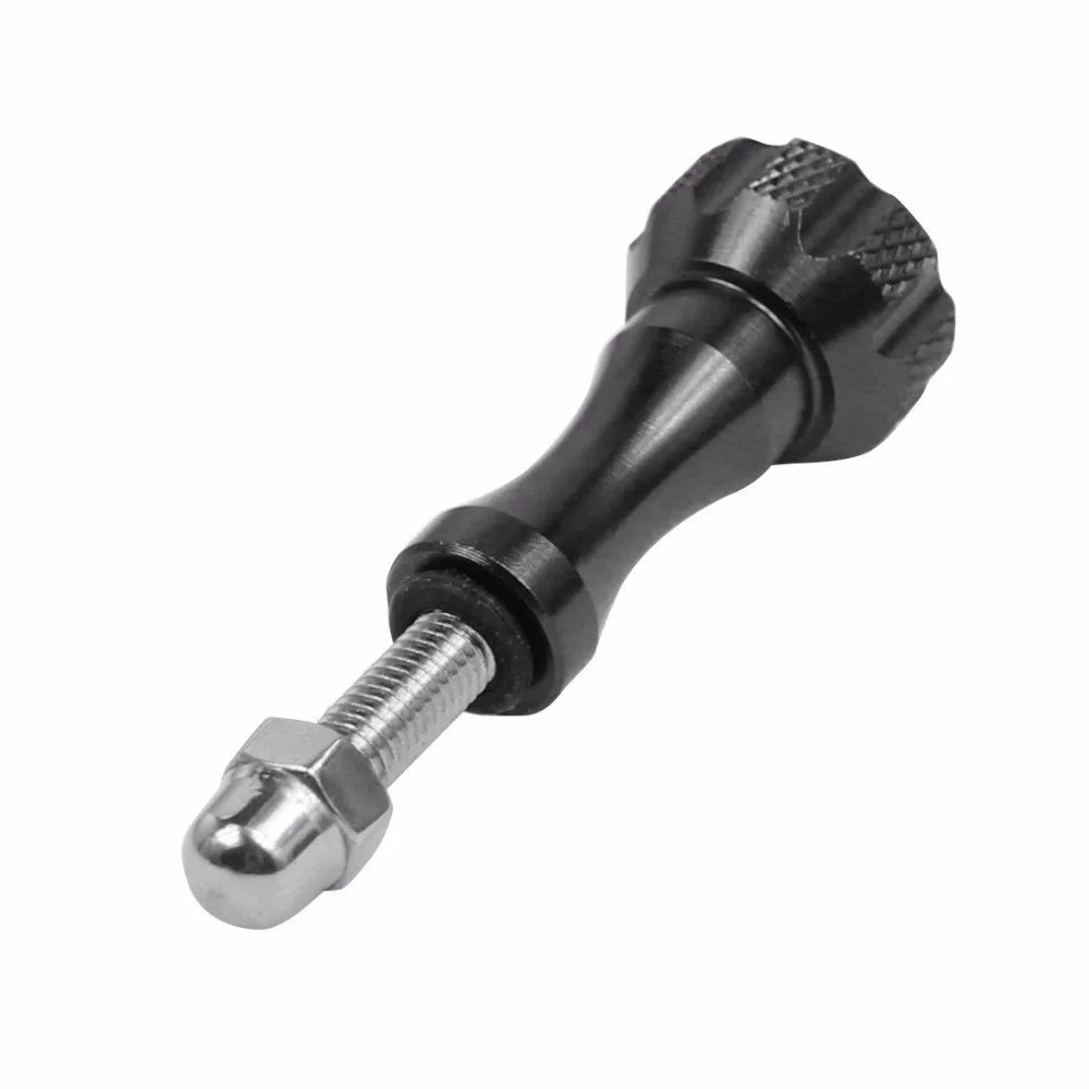 3pcs Aluminum Alloy Long Short Thumb Knob Screws Nut for GoPro Hero Black 8 7 6 5 4 SJcam EKEN YI 4K - Black - 4