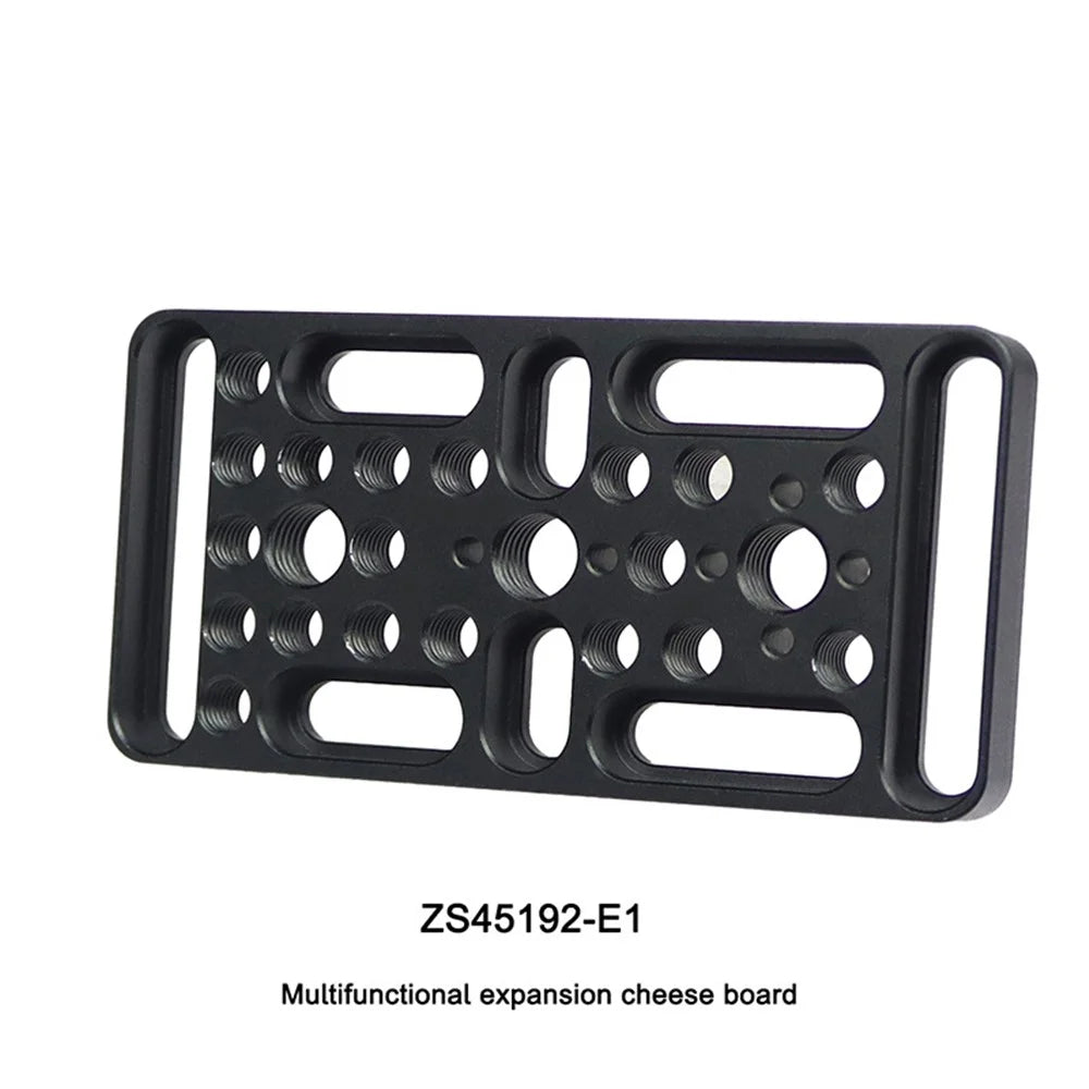 ZS45192-E1 Multifunction Camera Expansion Cheese Plate Mount Board 1/4 3/8 Hole Switching Plate Photography Accessories - 5
