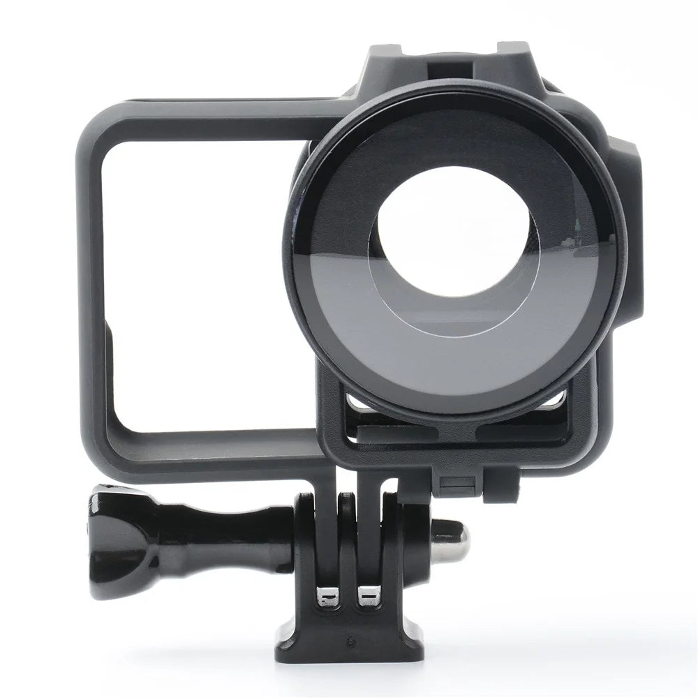 For Insta360 ONE RS Panorama Camera Lens Cover Tempered Glass Protector + Camera Frame Anti-collision Case - 6