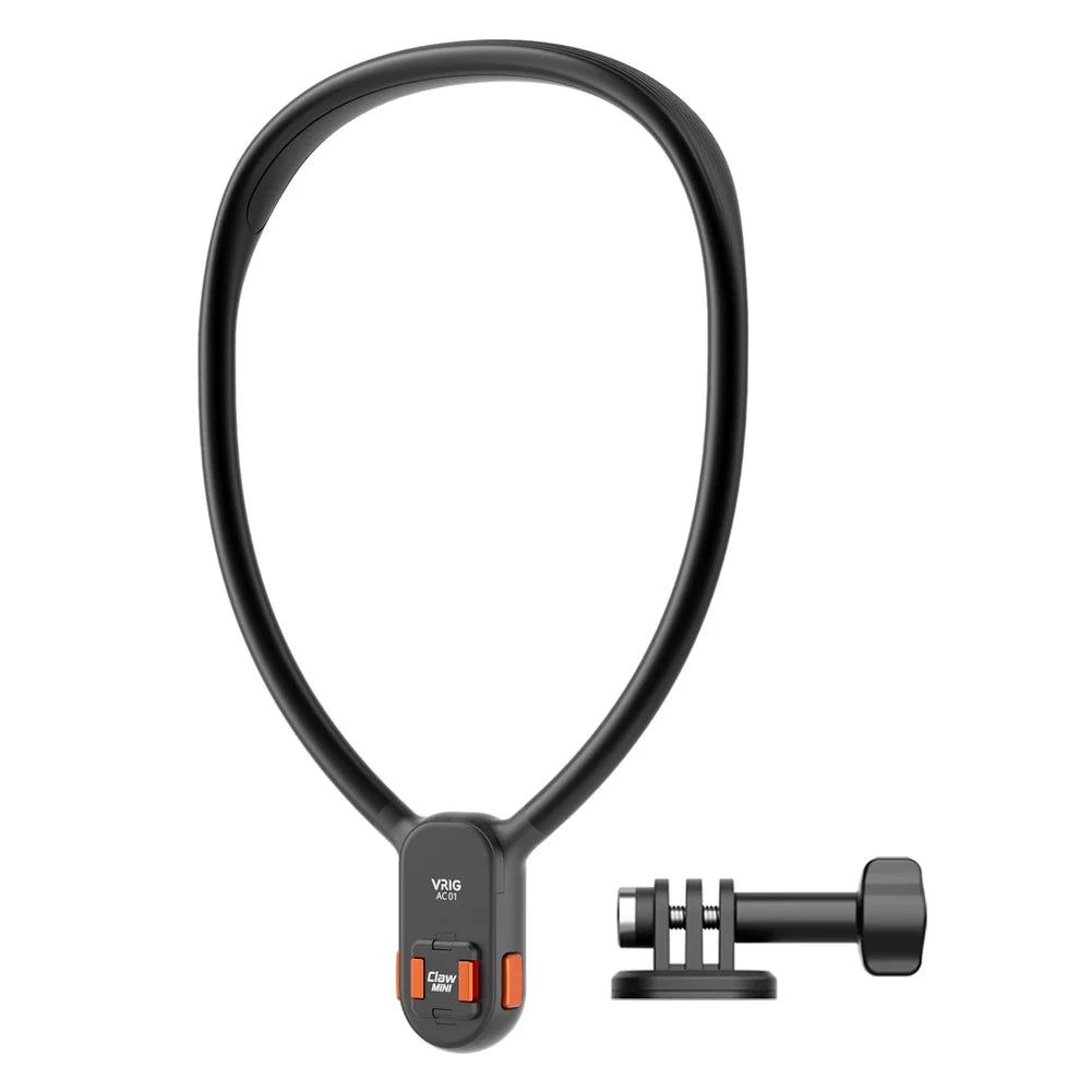 VRIG AC01 Magnetic Neck-Mount Holder for Claw Mini Action Camera Necklace Holder Bracket for Fishing, Biking, Vlogging - 2