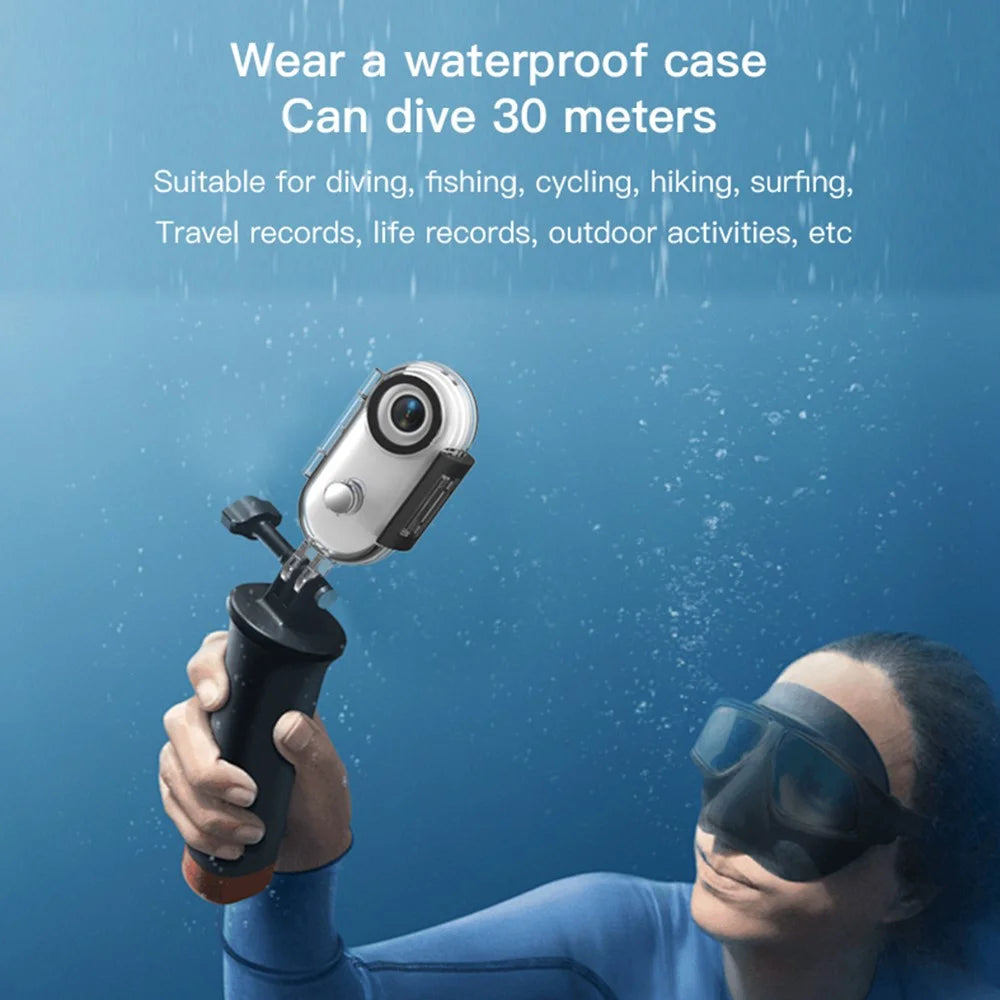 H88 Mini Thumb Camera 1080P HD Action Camera 120° Wide Angle WiFi Sports Camera for Pets Motorcycle Travel Recording - Black - 7