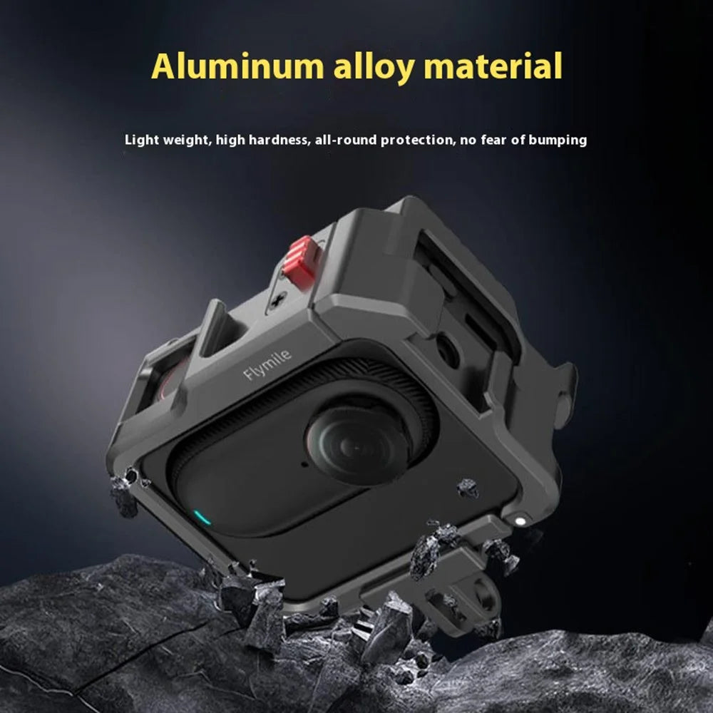FLYMILE For Insta360 GO 3 / GO 3S Aluminum Alloy Cage Protective Shell Housing Bezel Accessories - 3
