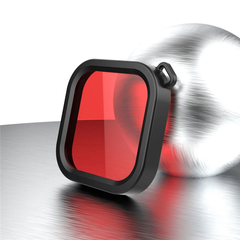 HL-308 For GoPro Hero 7 / 6 / 5 Waterproof Case Filter Diving Housing Filter - Red - 2