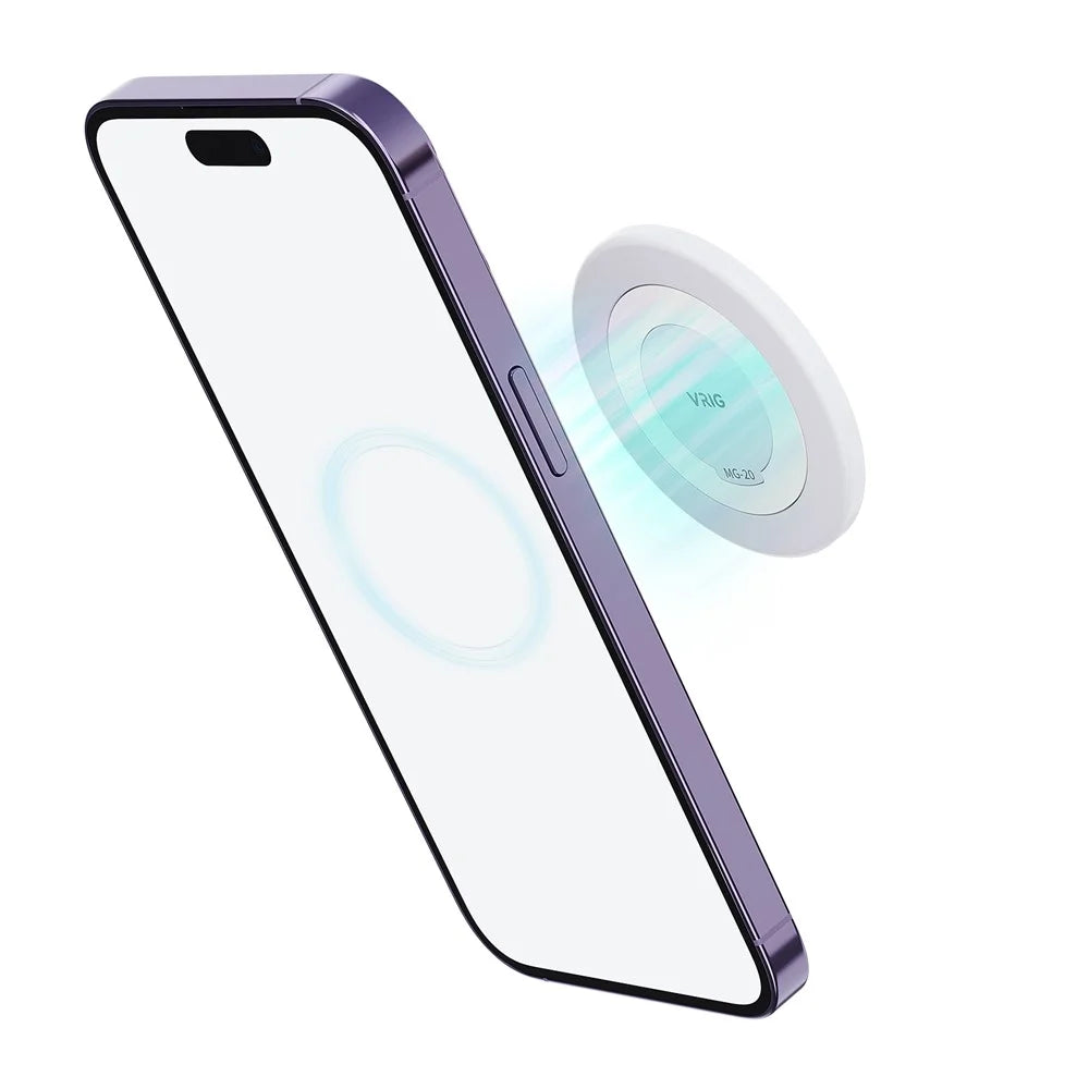 VRIG MG-20 Magsafe-Compatible Magnetic Makeup Mirror for Phone Rear Camera Self Portrait Mirror - 4