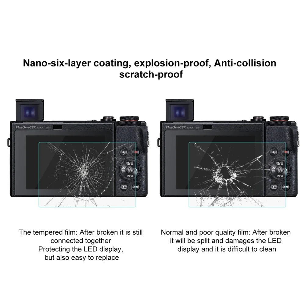 PULUZ PU5529 For Canon PowerShot G5 X Mark II Camera 2.5D Curved Edge 9H Tempered Glass Screen Protector - 4